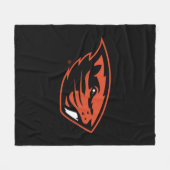 Oregon State Beavers | Beverkop Fleece Deken (Voorkant (Horizontaal))