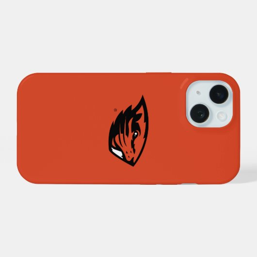 Oregon State Beavers | Beverkop iPhone 15 Case (Achterkant horizontaal)