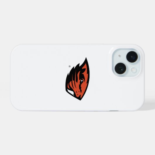 Oregon State Beavers | Beverkop iPhone 15 Case (Achterkant horizontaal)