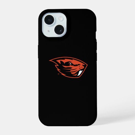 Oregon State Beavers | Beverkop iPhone 15 Case (Achterkant)