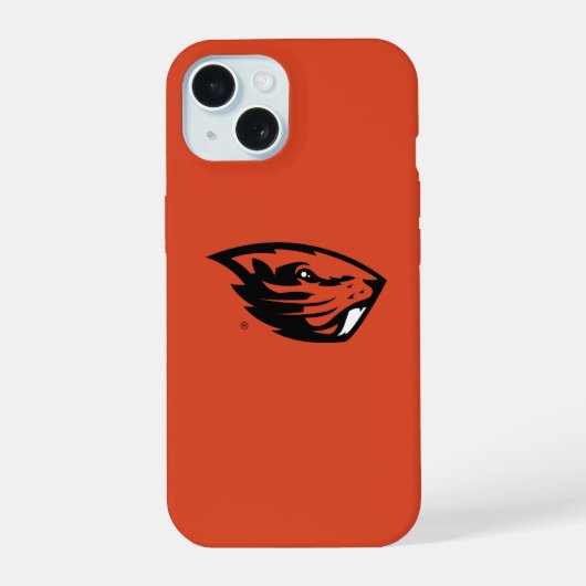 Oregon State Beavers | Beverkop iPhone 15 Case (Achterkant)