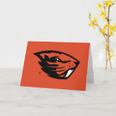 Oregon State Beavers | Beverkop Kaart (Gele Bloem)