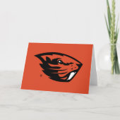 Oregon State Beavers | Beverkop Kaart (Voorkant)