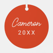 Oregon State Beavers | Beverkop Metalen Ornament (Achterkant)