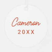 Oregon State Beavers | Beverkop Metalen Ornament (Achterkant)