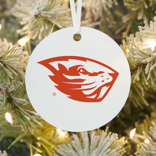 Oregon State Beavers | Beverkop Metalen Ornament (Insitu)