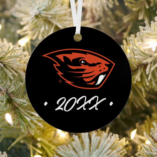 Oregon State Beavers | Beverkop Metalen Ornament (Insitu)