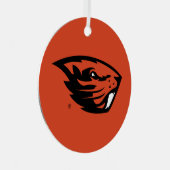 Oregon State Beavers | Beverkop Metalen Ornament (Voorkant Rechts)