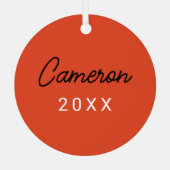 Oregon State Beavers | Beverkop Metalen Ornament (Achterkant)