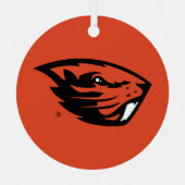 Oregon State Beavers | Beverkop Metalen Ornament (Voorkant)