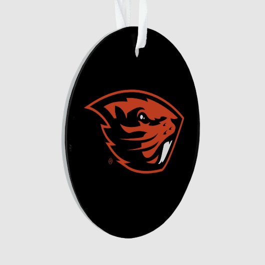 Oregon State Beavers | Beverkop Ornament (voorkant)
