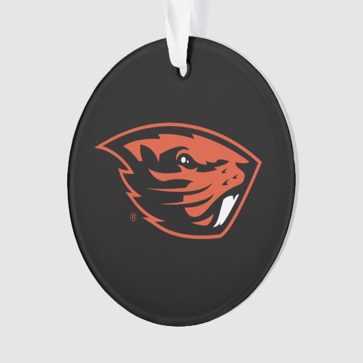 Oregon State Beavers | Beverkop Ornament (voorkant)