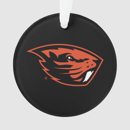 Oregon State Beavers | Beverkop Ornament (voorkant)