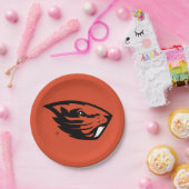 Oregon State Beavers | Beverkop Papieren Bordje (Feest)