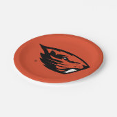 Oregon State Beavers | Beverkop Papieren Bordje (Gekanteld)