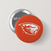 Oregon State Beavers | Beverkop Ronde Button 5,7 Cm (Voorkant /achterkant)