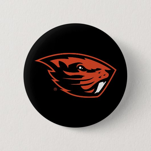 Oregon State Beavers | Beverkop Ronde Button 5,7 Cm (Voorkant)