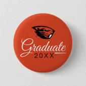 Oregon State Beavers | Beverkop Ronde Button 5,7 Cm (Voorkant)
