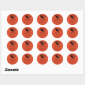 Oregon State Beavers | Beverkop Ronde Sticker (Vel)