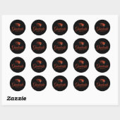 Oregon State Beavers | Beverkop Ronde Sticker (Vel)