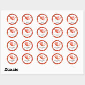 Oregon State Beavers | Beverkop Ronde Sticker (Vel)