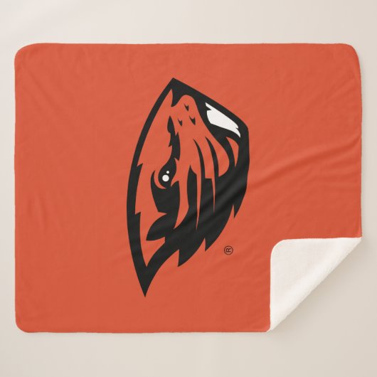 Oregon State Beavers | Beverkop Sherpa Deken (Voorkant (horizontaal))