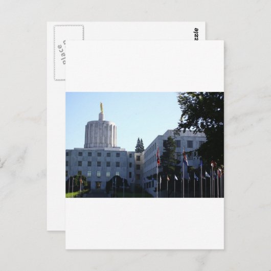 Oregon State Capital Briefkaart (Voorkant / Achterkant)
