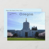 Oregon State Capitol in het Salem Oregon-Briefkaar Briefkaart (Voorkant / Achterkant)