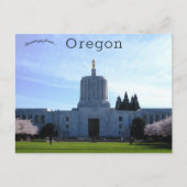 Oregon State Capitol in het Salem Oregon-Briefkaar Briefkaart (Voorkant)
