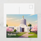 Oregon State Capitol VS Briefkaart (Voorkant / Achterkant)