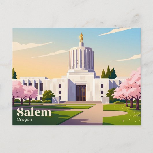 Oregon State Capitol VS Briefkaart (Voorkant)