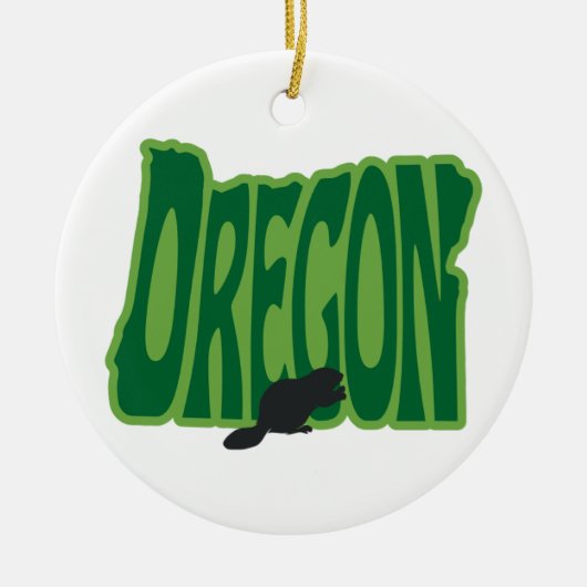 Oregon State Christmas Tree Ornament (Voorkant)