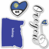 Oregon State, Datablad of Die Cut Sticker (Voorkant)