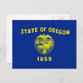 Oregon State Flag Design Briefkaart (Voorkant / Achterkant)