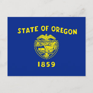 Oregon State Flag Design Briefkaart
