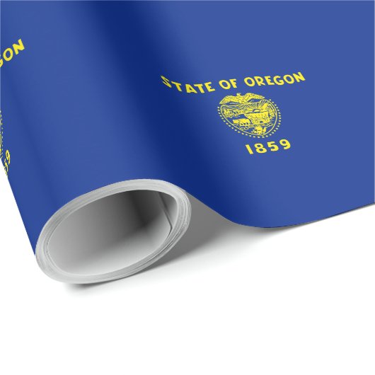 Oregon State Flag Design Cadeaupapier (Rol Hoek)