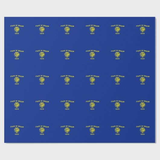 Oregon State Flag Design Cadeaupapier (Vlak)