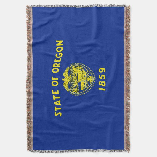 Oregon State Flag Design Decor Deken (Voorkant Verticaal)