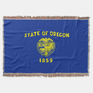 Oregon State Flag Design Decor Deken