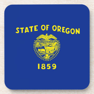 Oregon State Flag Design Decor Drankjes Onderzetter