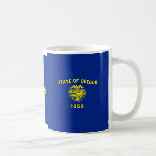Oregon State Flag Design Decor Koffiemok