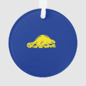 Oregon State Flag Design Decor Ornament (achterkant)