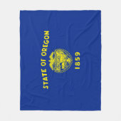 Oregon State Flag Design Fleece Deken (Voorkant)