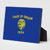 Oregon State Flag Design Fotoplaat (Zijkant)