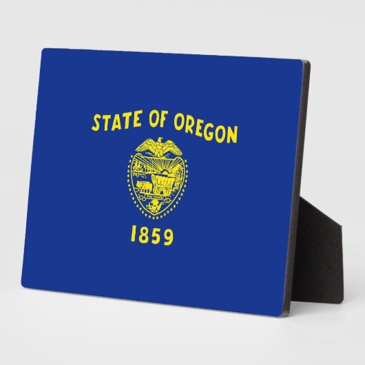 Oregon State Flag Design Fotoplaat (Zijkant)