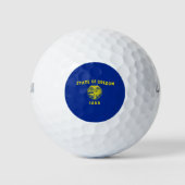 Oregon State Flag Design Golfballen (Voorkant)