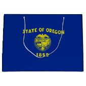Oregon State Flag Design Groot Cadeauzakje (Voorkant)