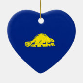 Oregon State Flag Design Keramisch Ornament (Achterkant)