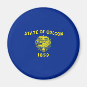 Oregon State Flag Design Magneet (Voorkant)