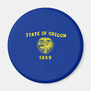 Oregon State Flag Design Magneet